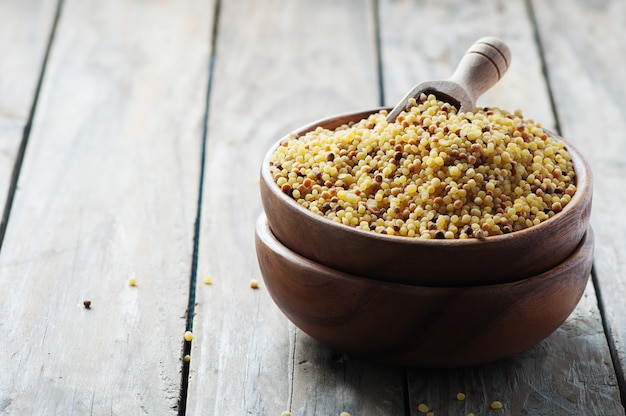 Fregola de pasta sarda cruda