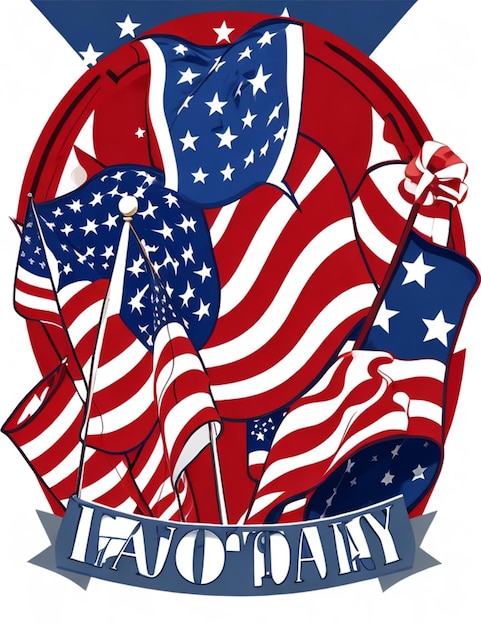 Freier Vektor kreativer USA-Labour-Day-Designstern mit