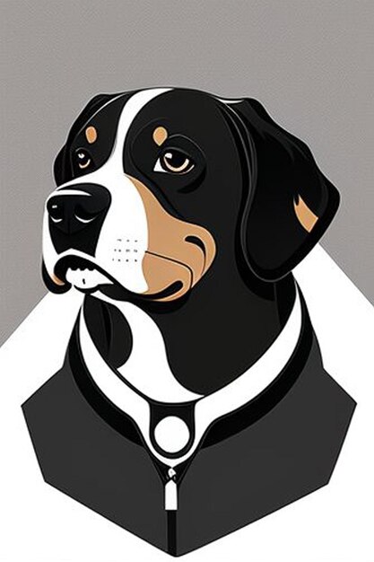 Freier Vektor von Hunden Vektor-Illustration von Hunden