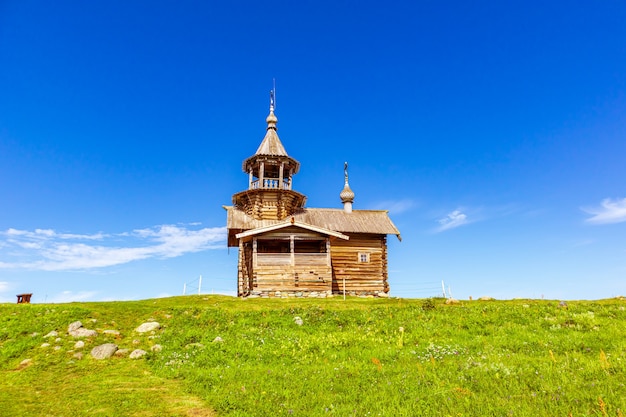 Freilichtmuseum Kizhi Pogost. Denkmäler der Holzarchitektur. Kischi-Insel, Karelien, Russland.