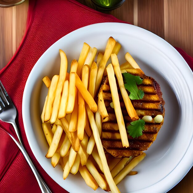 French_fries_this_classic_side_dish_is_often_paired_with_burgers_thin_cut_crispy_and_salted