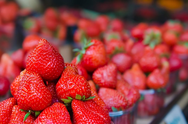 fresa en el mercado