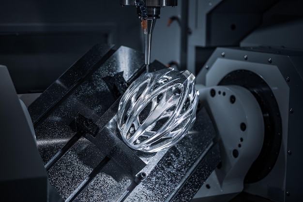 Fresadora CNC metalúrgica Corte de metal tecnología de procesamiento moderna