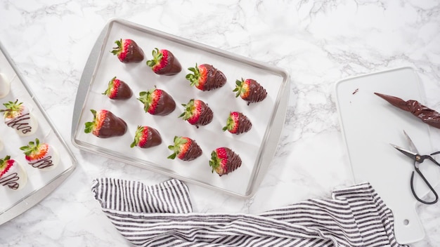 Fresas bañadas en chocolate