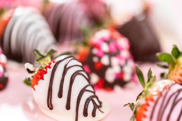 Fresas bañadas en chocolate