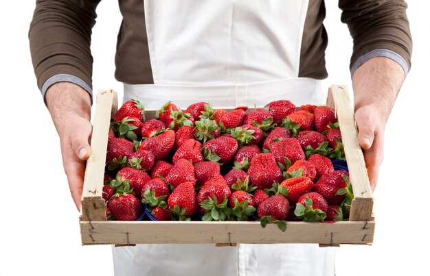 Fresas en caja