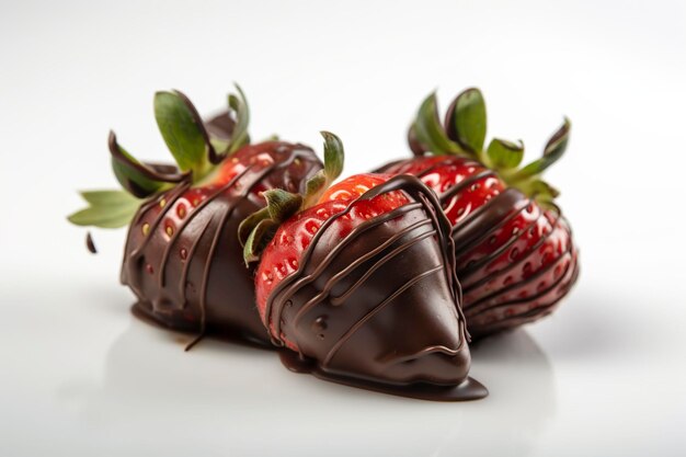 Fresas en chocolate Ai Generativo