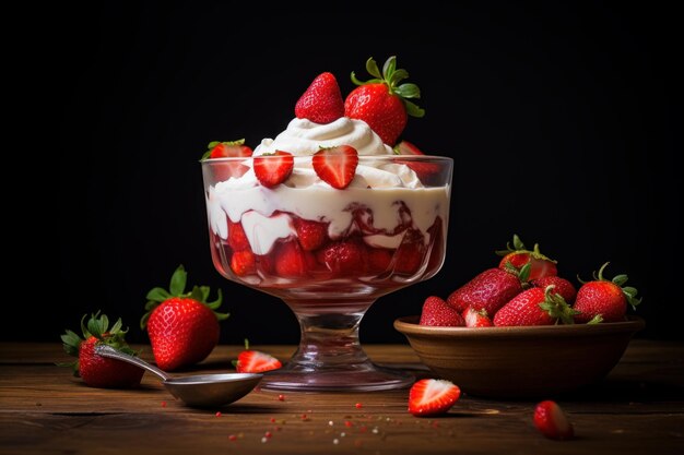 Fresas con crema estilo mexicano fresas y crema postres mexicanos Comida