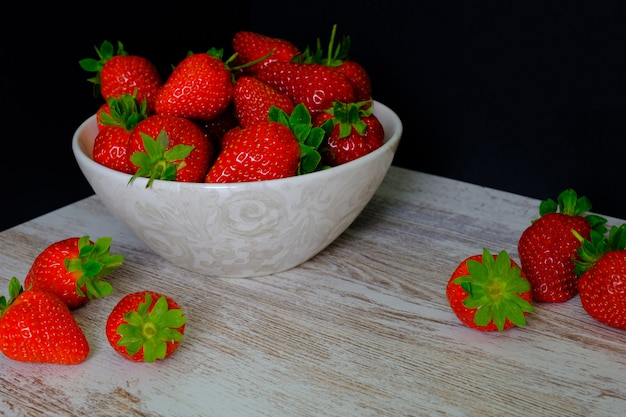 Foto fresas deliciosas y frescas