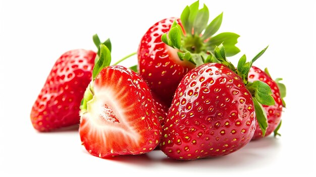 Fresas fresas aisladas