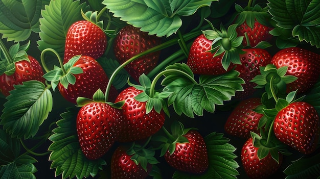 Fresas fresas IA generativa