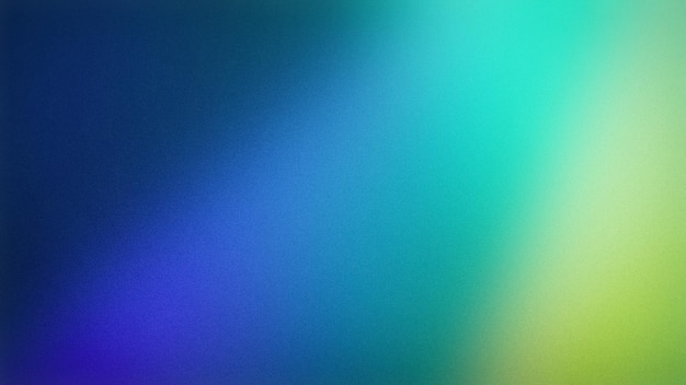 Fresco fondo de gradiente 4K que mezcla vibrantes tonos azules y verdes ideales para diseños modernos y edificantes papeles de pared y pancartas La textura granulada agrega profundidad y una sensación de vivacidad