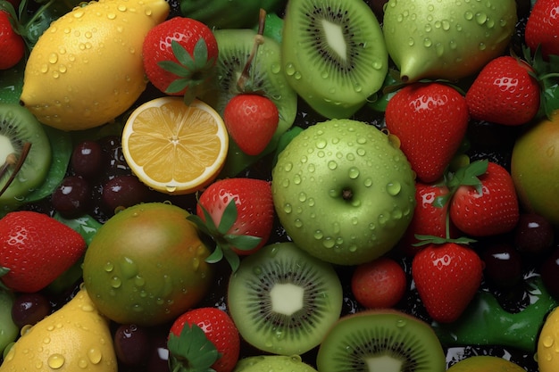 Fresh Fruits Ai generativ