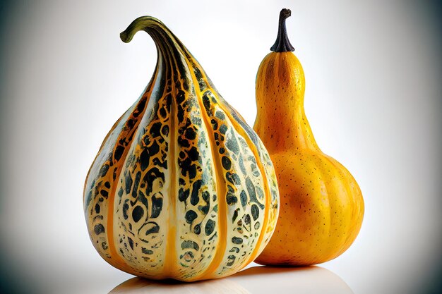 Fresh One Natural Gourds Generative Ai