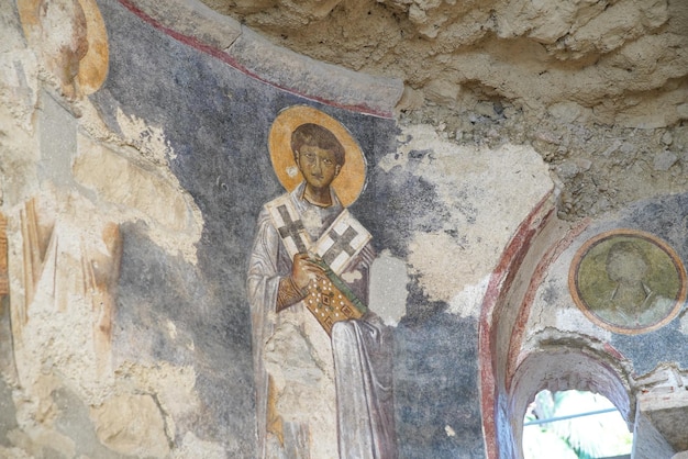 Fresko in der St.-Nikolaus-Kirche in Demre Antalya Turkiye