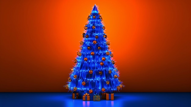 Freudenbotschaft beim Schmücken des Weihnachtsbaumes