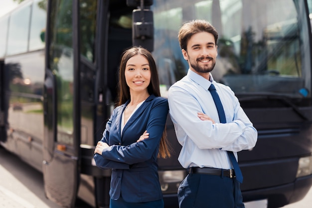 Freundliche Crew von Travel Bus Professional Service.