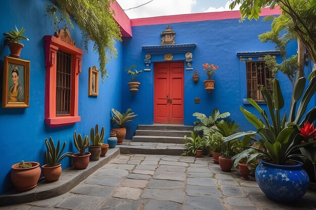 Foto frida kahlos casa azul