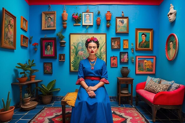 Foto frida kahlos casa azul