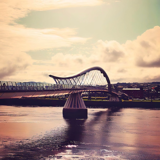 Foto friedensbrücke in derry