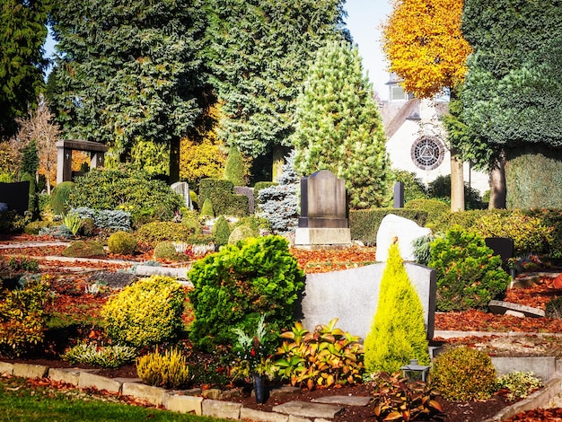 Friedhof im Herbst