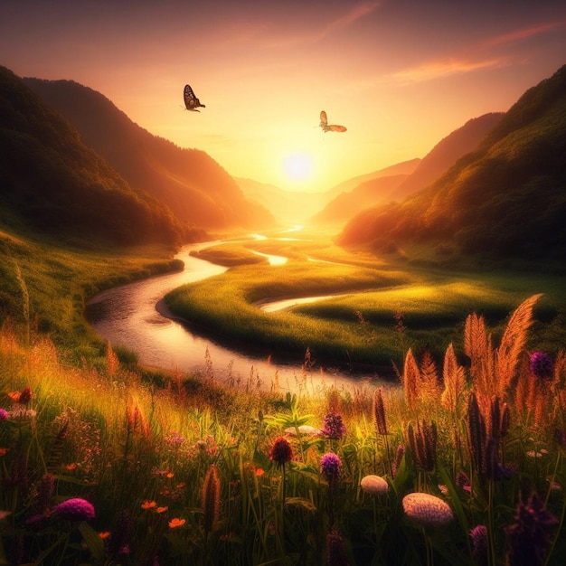 Wiesenblick Bilder Kostenloser Download auf Freepik