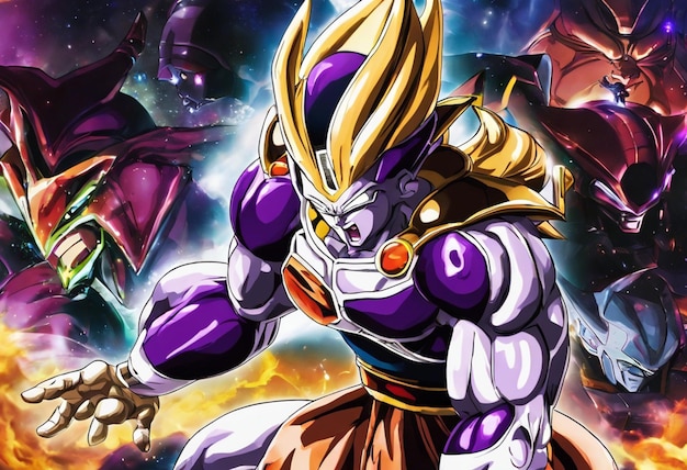 Frieza Imperador Galáctico e vilão implacável de Dragon Ball Z