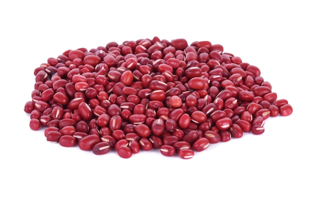 Frijoles Azuki, frijoles rojos aislados