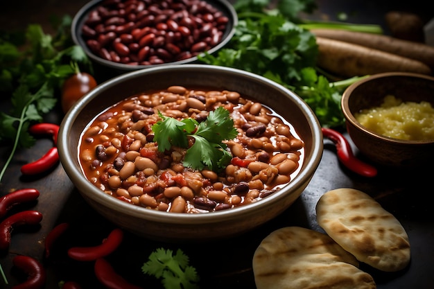 Foto frijoles de charro