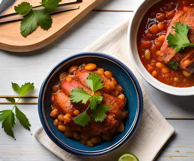 Frijoles Horneados Con Chorizo Mexicano