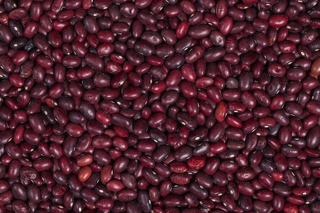 Frijoles rojos. Fondo de legumbres.