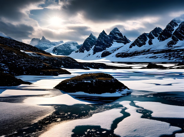 Foto frio, preciso, intrincado, excelente, ártico.