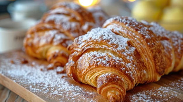 Frisch gebackene Croissants an Bord