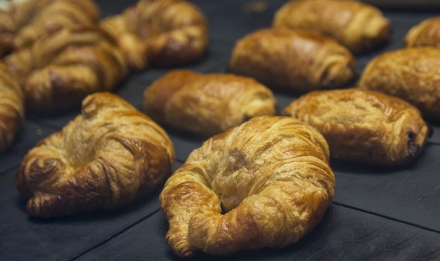 Frisch gebackene Croissants