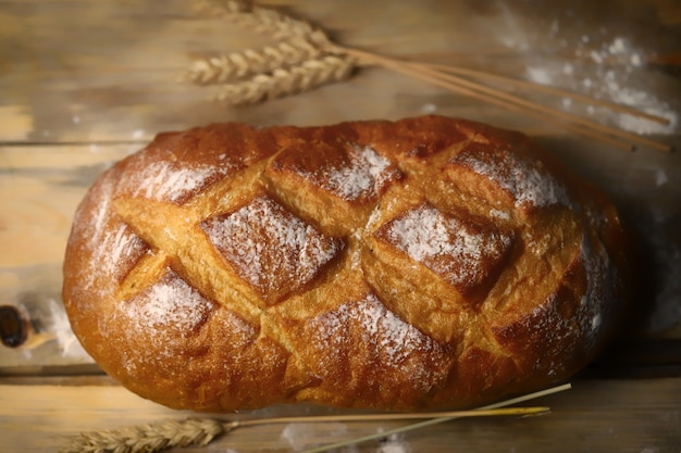 Frisch gebackenes Brot Ährchen aus Weizen