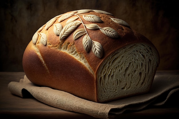 Frisch gebackenes Weizenbrot