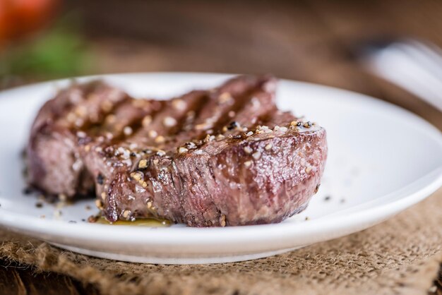 Frisch gegrilltes Rindersteak