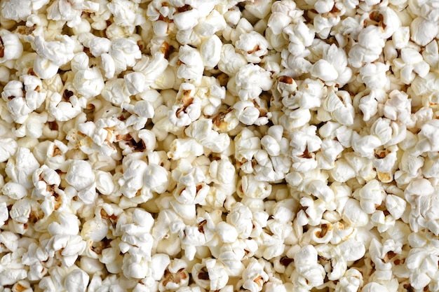 Foto frisch gemachtes popcorn