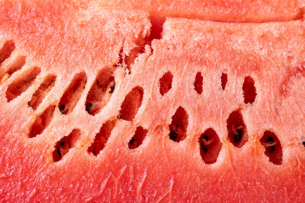 Frisch geschnittene Wassermelone Textur Hintergrund