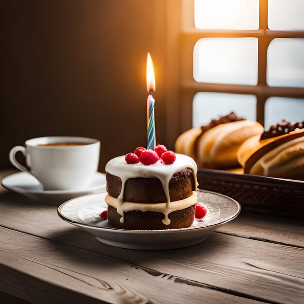 Foto frisch zubereiteter köstlicher schokoladenkuchen auf holztisch. platz für text