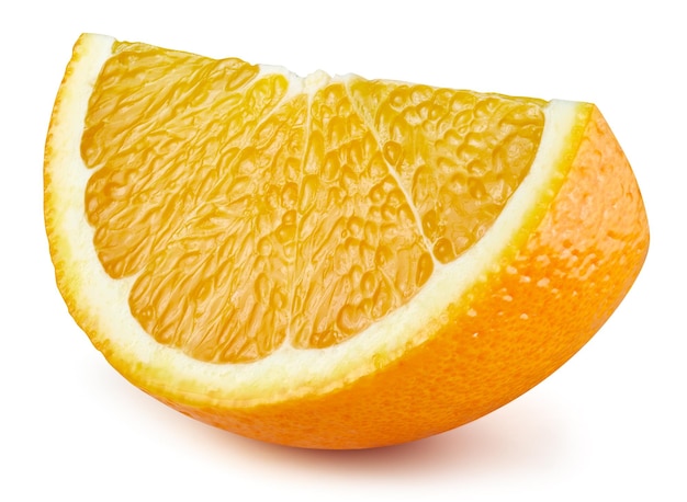 Frische Bio-Orange, isolierter Beschneidungspfad