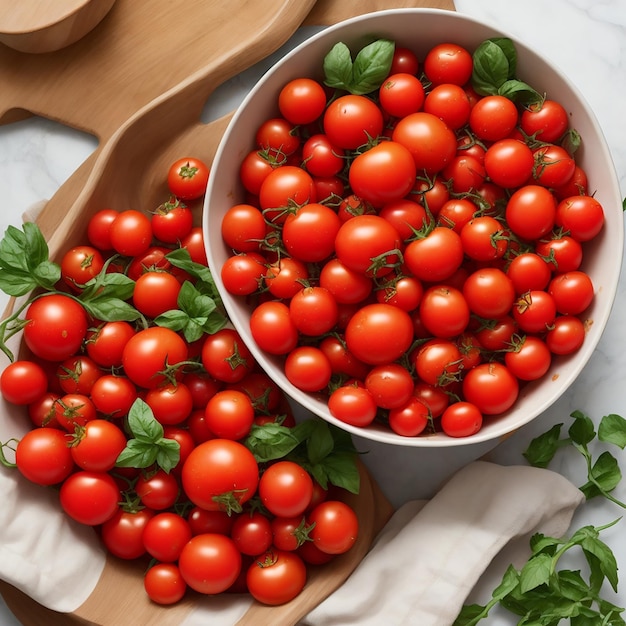 Frische Bio-Tomaten