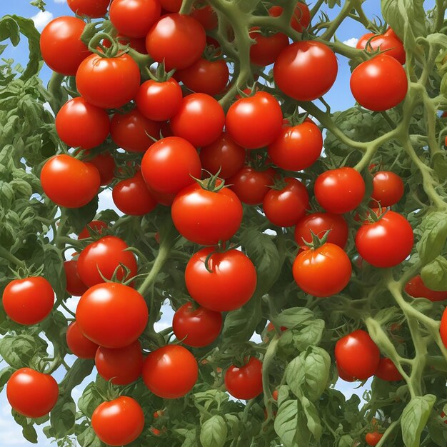 Frische Bio-Tomaten