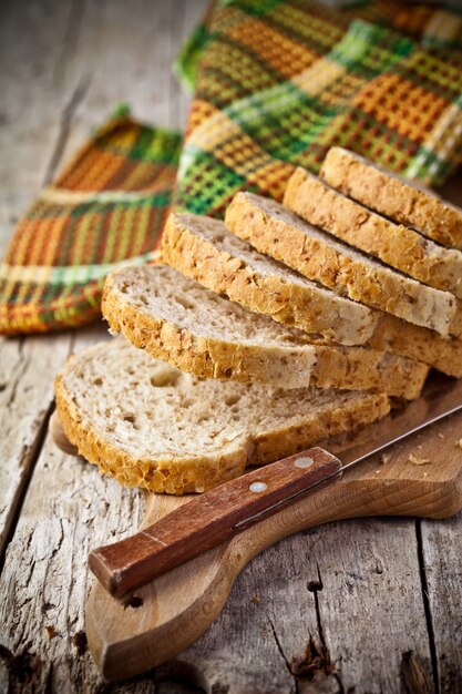 frische Brotscheiben