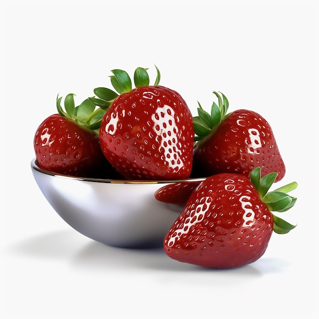 Frische Erdbeeren in der Schüssel