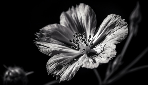 Foto frische gänseblümchenblüten, zarte eleganz in der natur, ruhige wiese, erzeugt durch ki