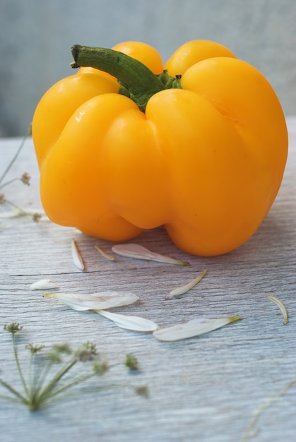 Frische gelbe Paprikaschoten