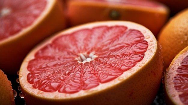 Frische Grapefruit als Hintergrund