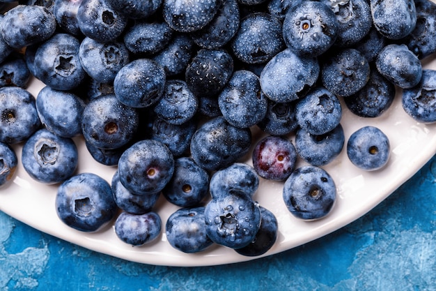 Frische Heidelbeeren.