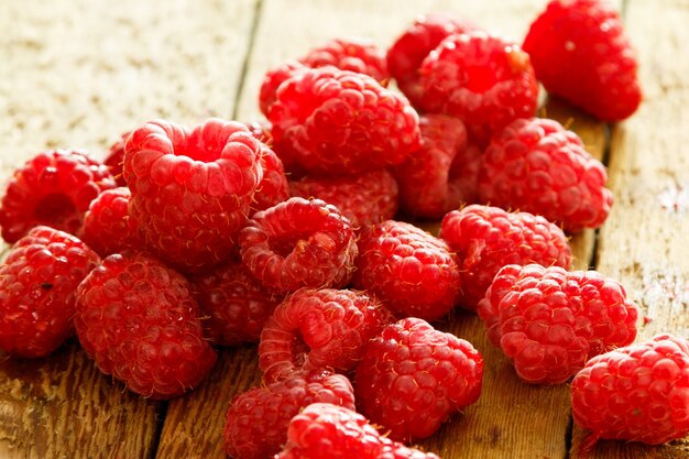 Frische Himbeeren